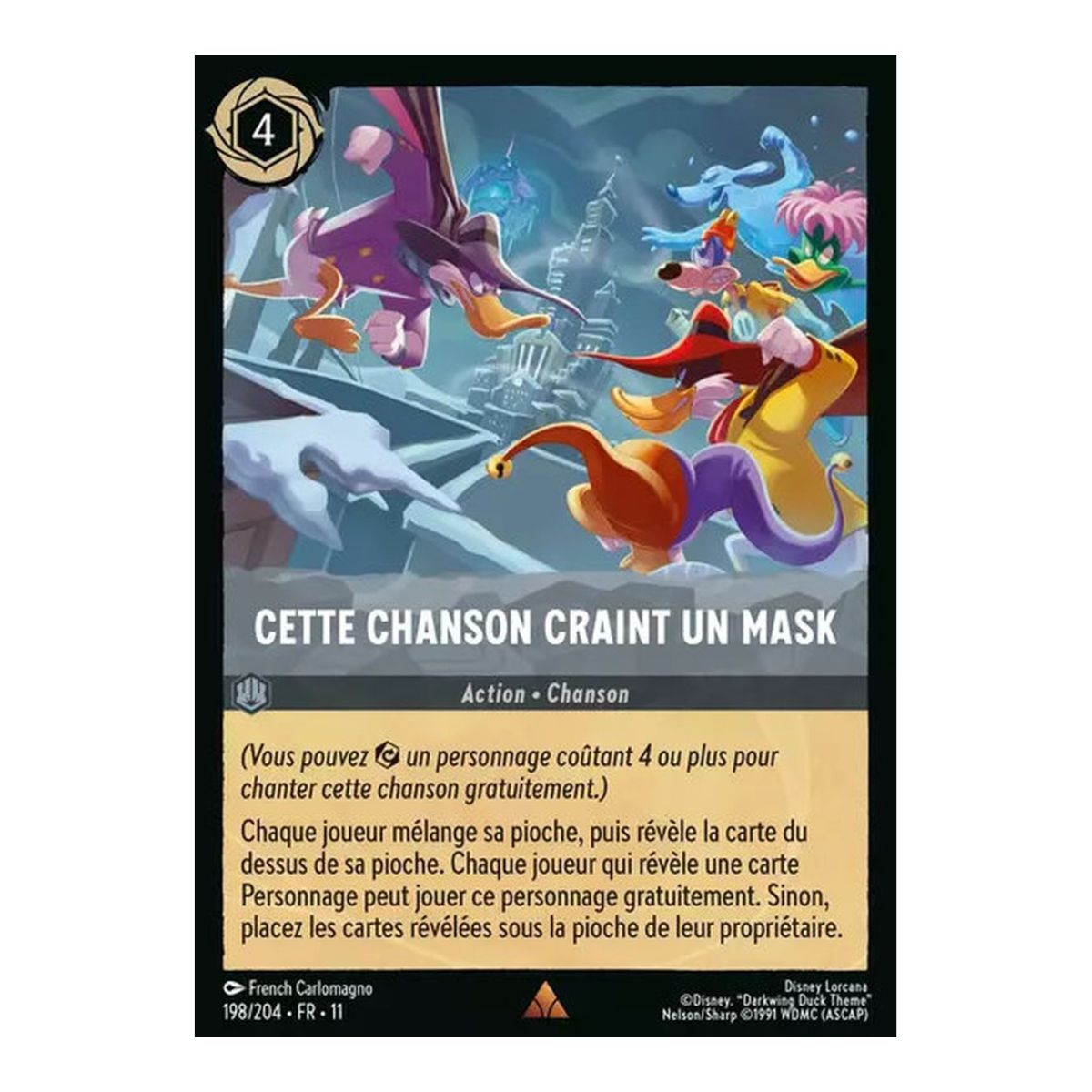 This song fears a mask - 198/204 - WIN - Frostbite - Rare - French