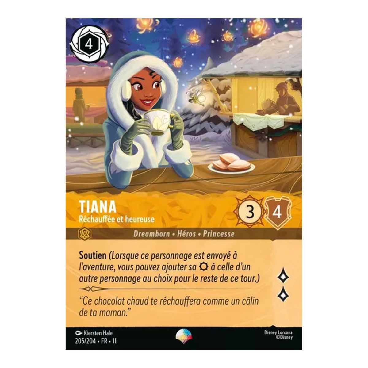 Tiana, Warmed Up and Happy - 205/204 - WIN - Frostbite - Epic - French