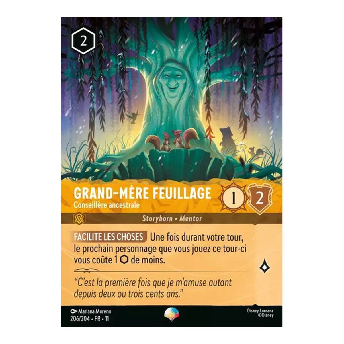 Grandmother Willow, Ancestral Advisor - 206/204 - WIN - Frostspell - Epic - French