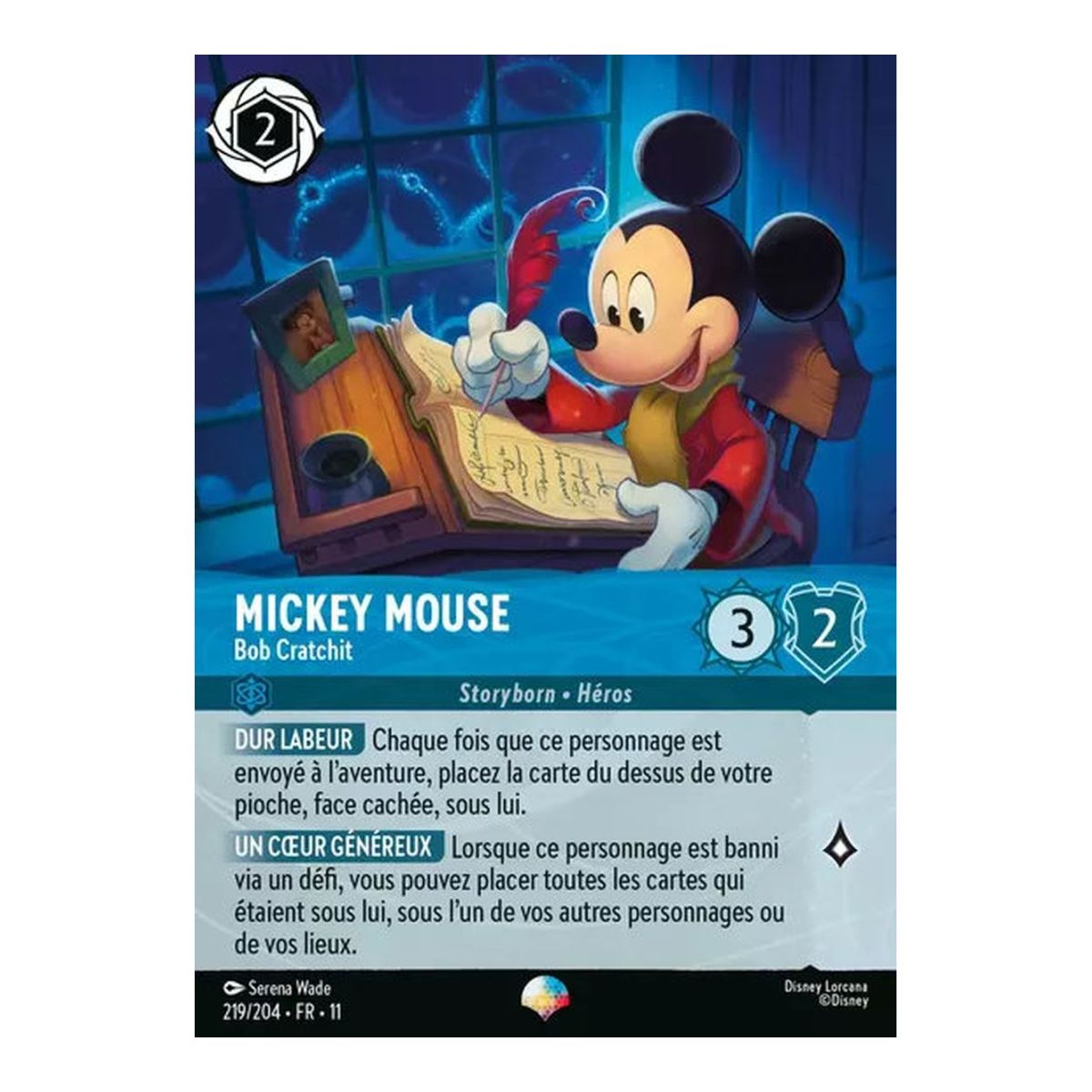 Mickey Mouse, Bob Cratchit - 219/204 - WIN - Frostbite - Epic - French