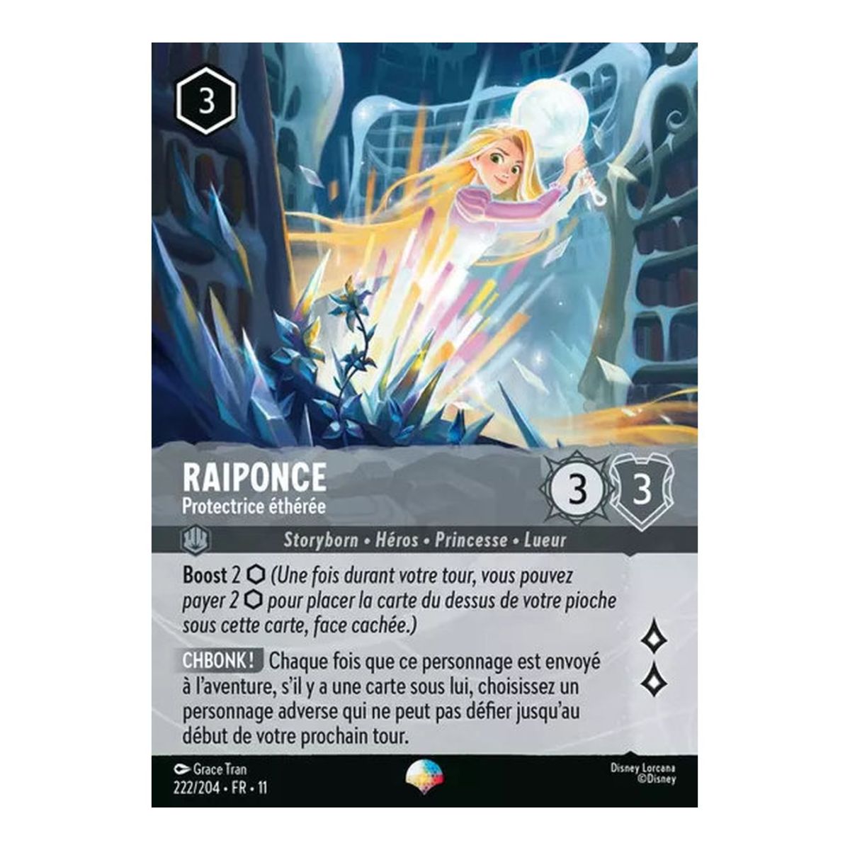 Rapunzel, Ethereal Protector - 222/204 - WIN - Frostbite - Epic - French