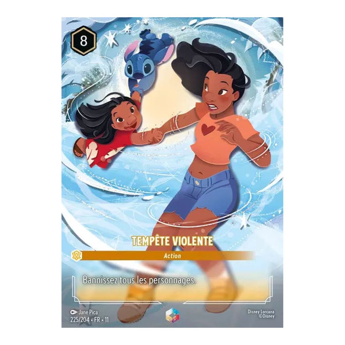 Violent Storm - 225/204 - WIN - Frost Spell - Enchanted - French