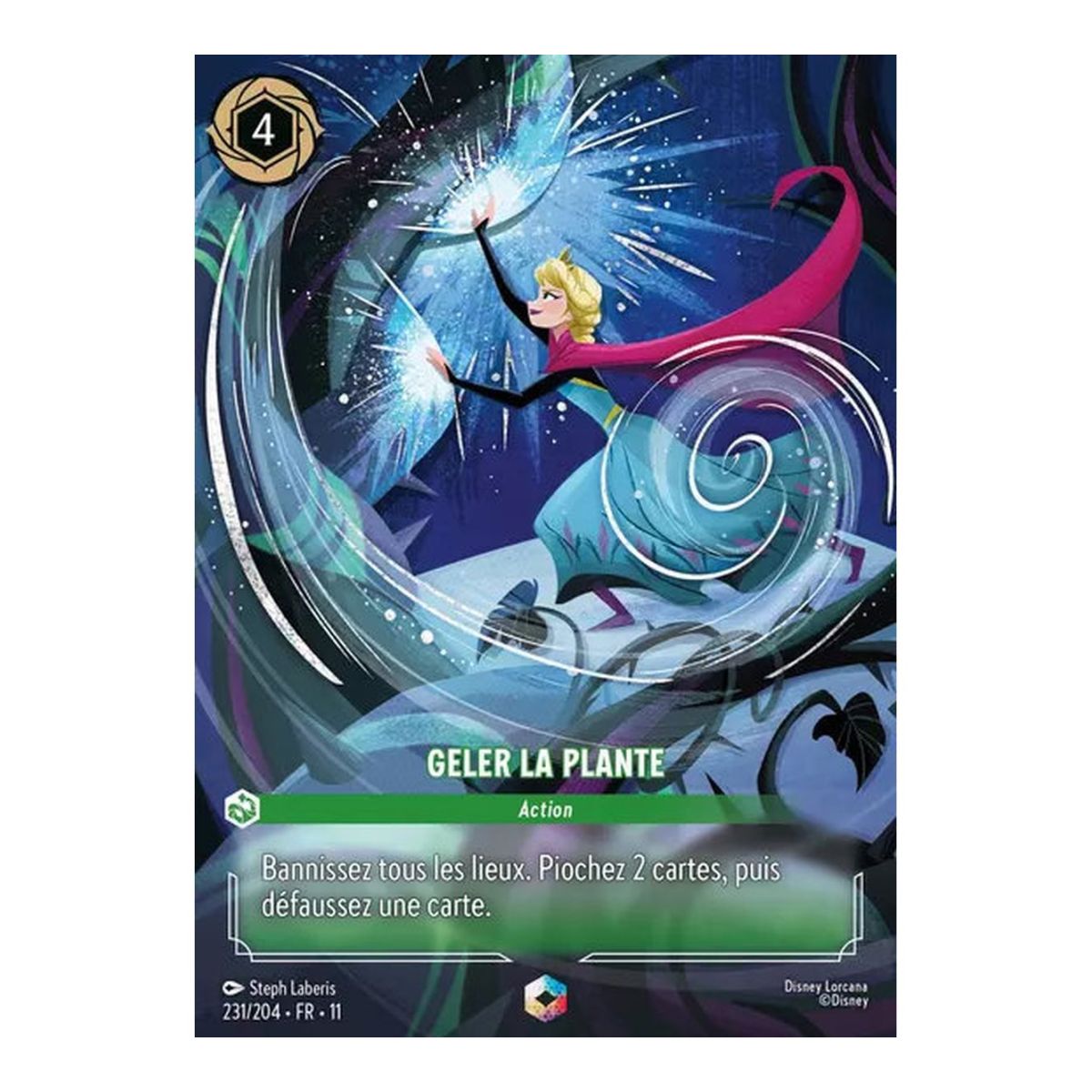 Freeze the Plant - 231/204 - WIN - Frost Spell - Enchanted - French
