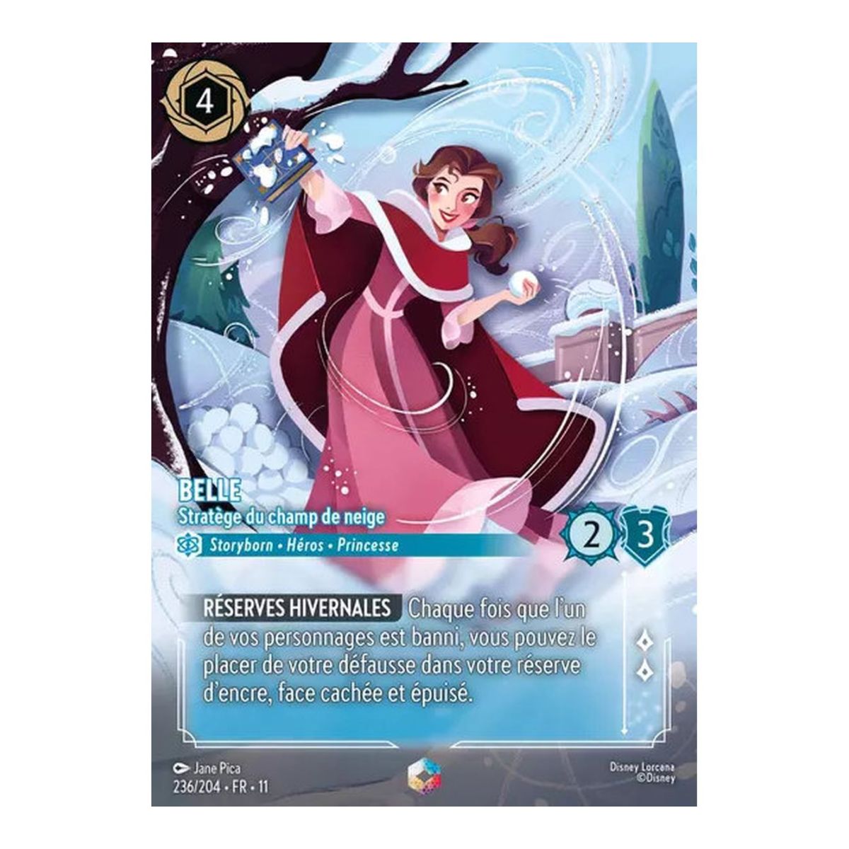 Belle, Strategist of the Snowfield - 236/204 - WIN - Frost Spell - Enchanted - French