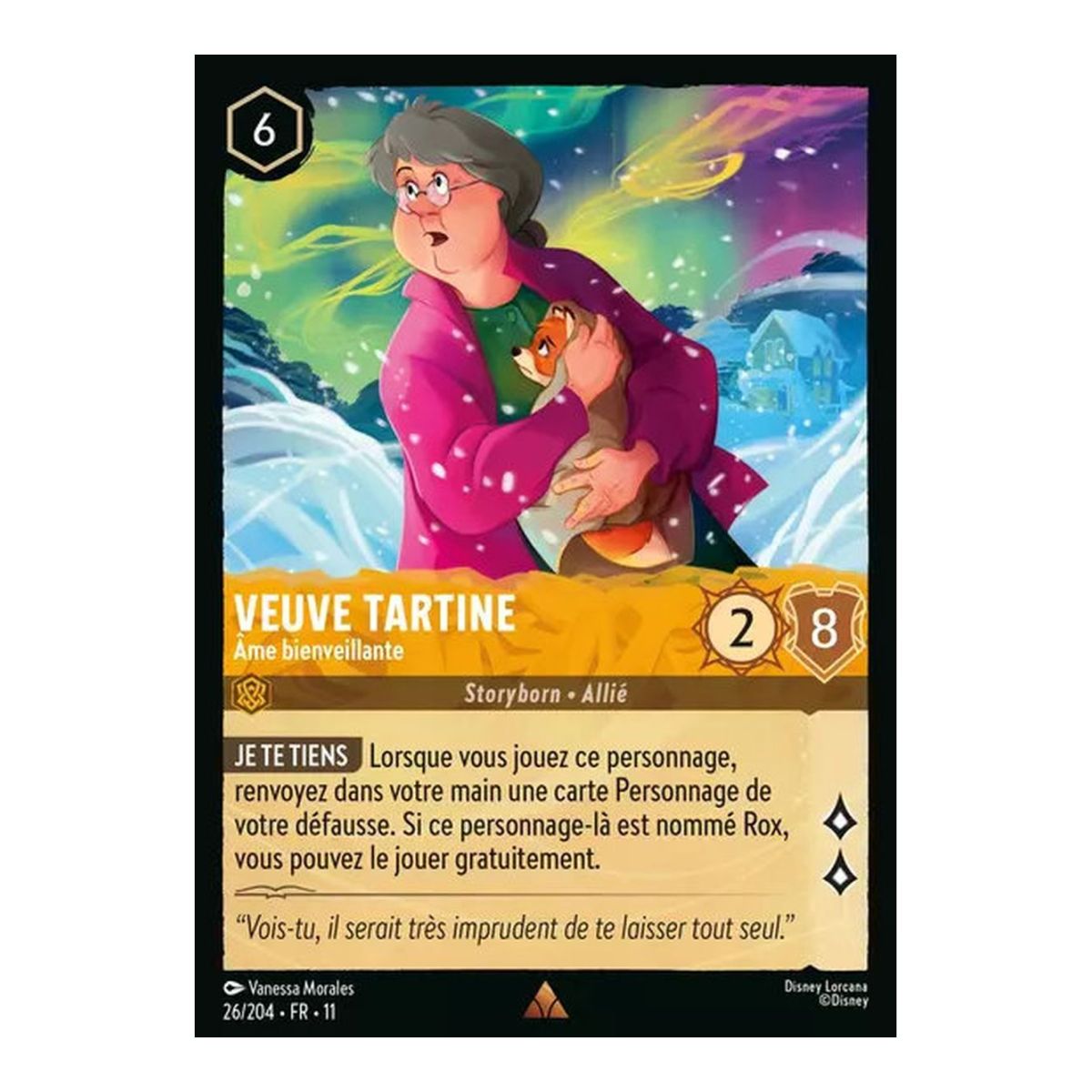 Widow Tartine, Kind Soul - 26/204 - WIN - Frost Spell - Brilliant - Premium - French