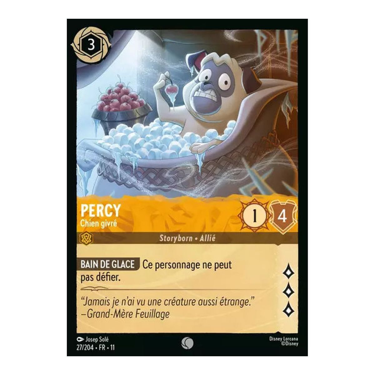 Percy, Frosty Dog - 27/204 - WIN - Frostbite - Common - French