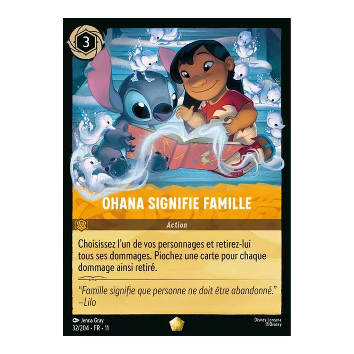Ohana means family - 32/204 - WIN - Frostspell - Legendary - French
