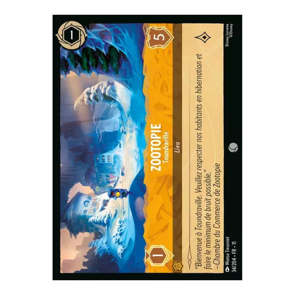 Zootopia, Tundraville - 34/204 - WIN - Frostbite - Brilliant - Premium - French