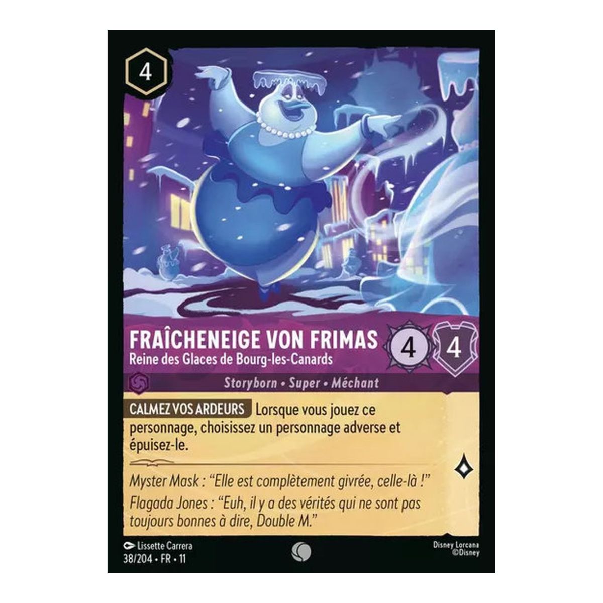 Fresh Snow of Frimas, Ice Queen of Duckburg - 38/204 - WIN - Frostsort - Common - French