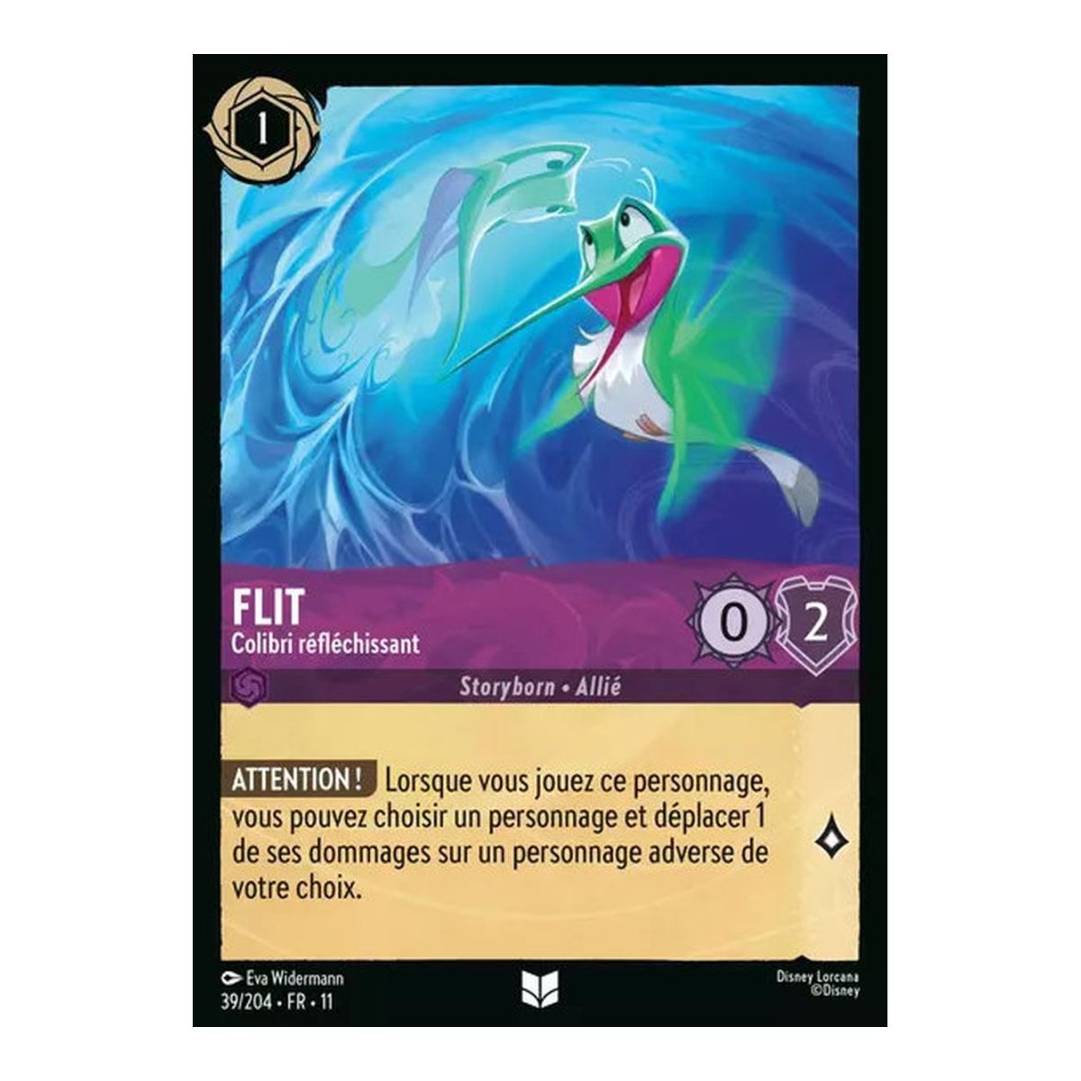 Flit, Reflective Hummingbird - 39/204 - WIN - Frostbite - Uncommon - French