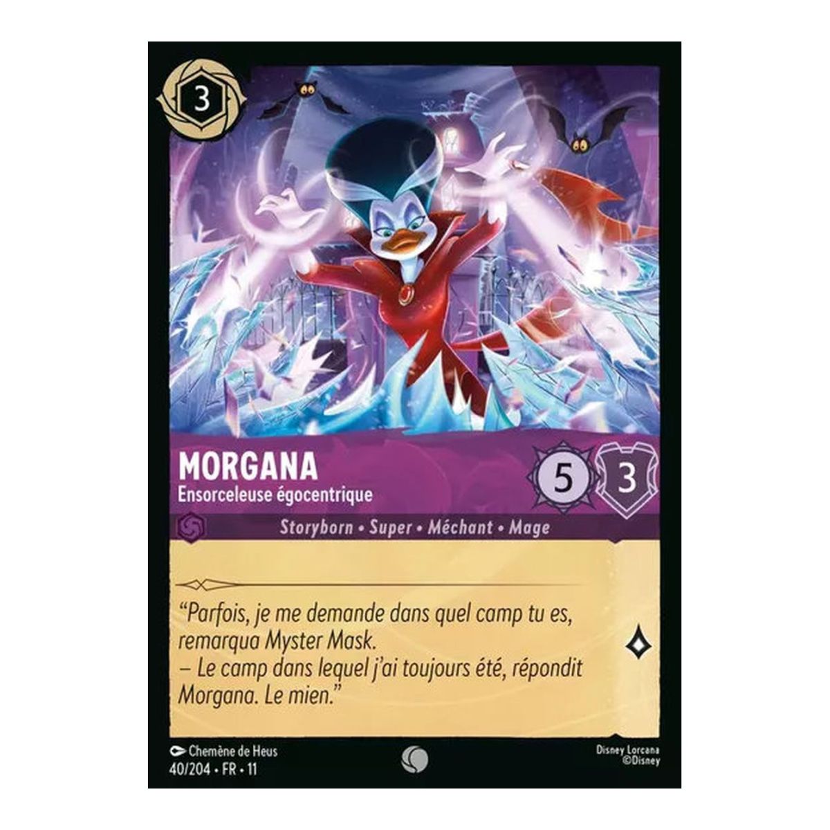 Morgana, Self-Centered Enchantress - 40/204 - WIN - Frost Spell - Brilliant - Premium - French