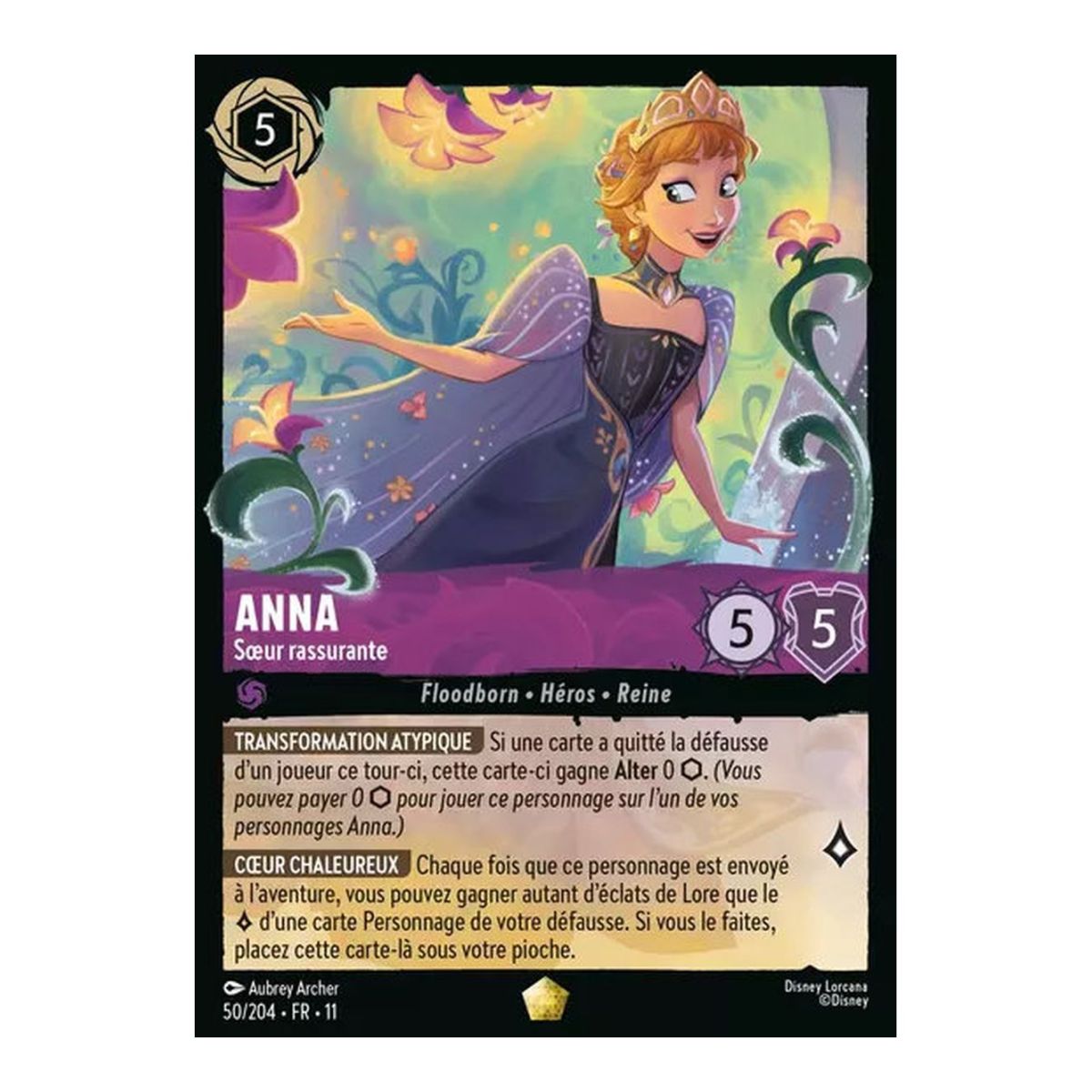 Anna, Reassuring Sister - 50/204 - WIN - Frostbite - Legendary - French