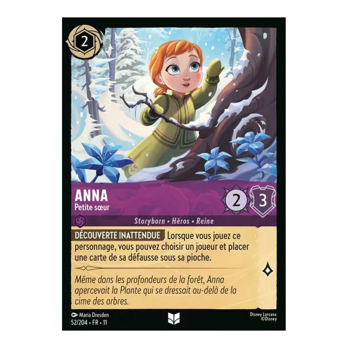 Anna, Little Sister - 52/204 - WIN - Frostbite - Brilliant - Premium - French