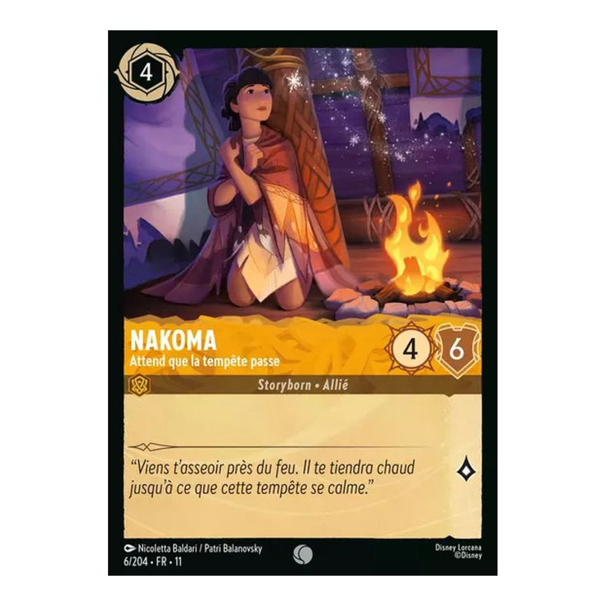 Nakoma, Wait for the Storm to Pass - 6/204 - WIN - Frost Spell - Brilliant - Premium - French