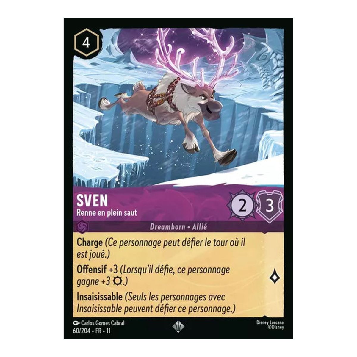 Sven, Reindeer in Mid-Leap - 60/204 - WIN - Frostbite - Brilliant - Premium - French