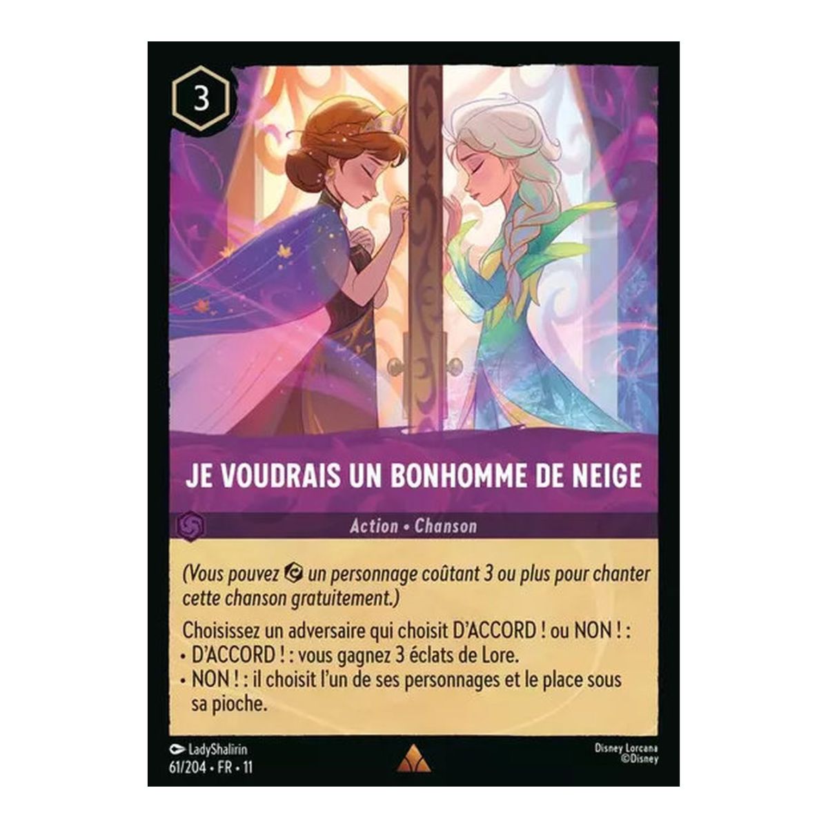 I Want to Build a Snowman - 61/204 - WIN - Frostbite - Brilliant - Premium - French