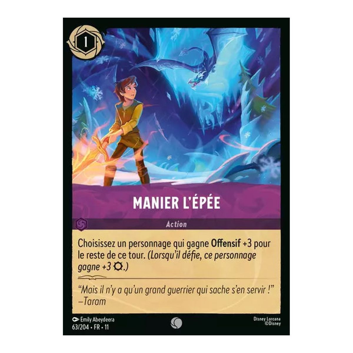 Swordsmanship - 63/204 - WIN - Frostspell - Brilliant - Premium - French