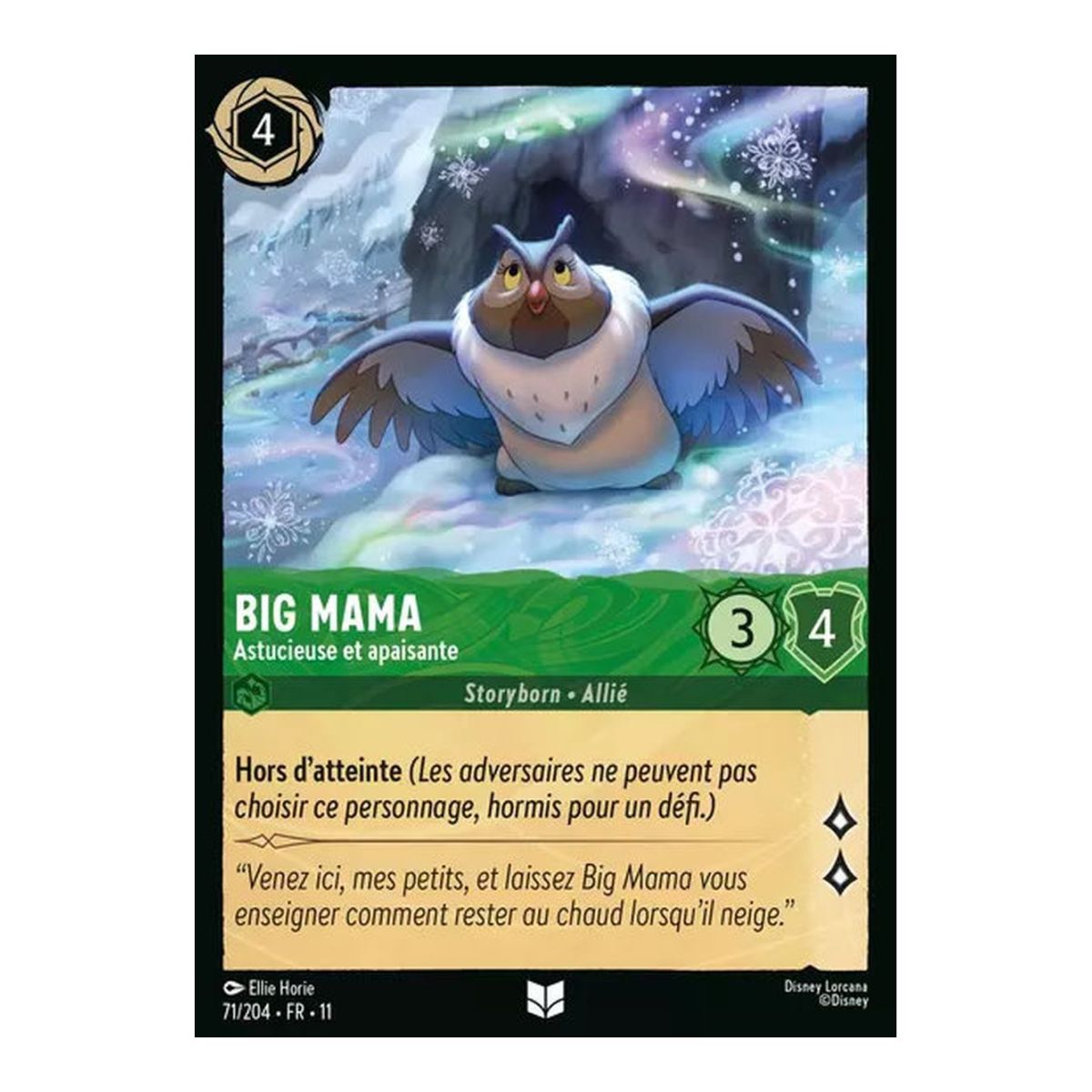 Big Mama, Clever and Soothing - 71/204 - WIN - Frost Spell - Brilliant - Premium - French