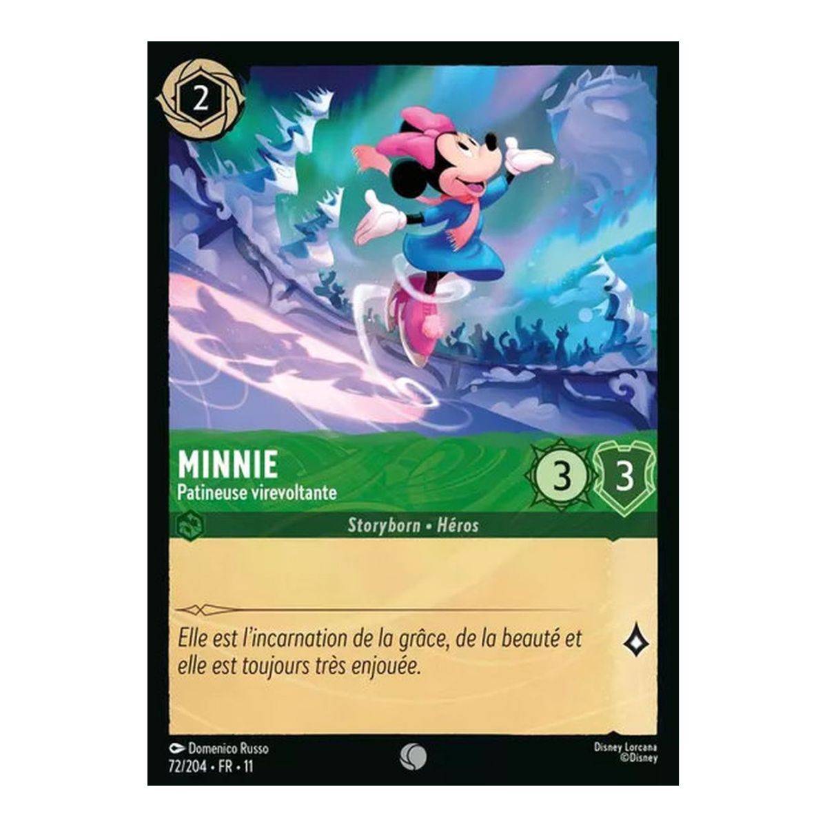 Minnie, the Twirling Skater - 72/204 - WIN - Frostbite - Common - French