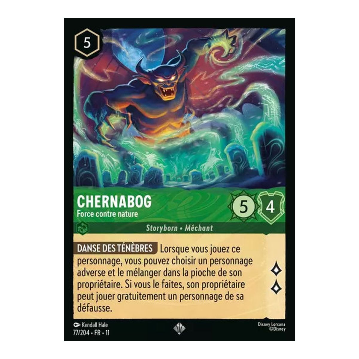 Chernabog, Force Against Nature - 77/204 - WIN - Frostspell - Super Rare - French
