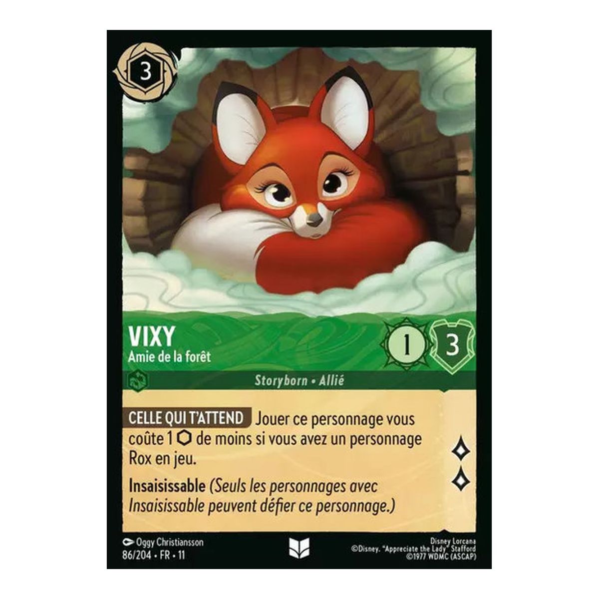 Vixy, Friend of the Forest - 86/204 - WIN - Frostbite - Uncommon - French