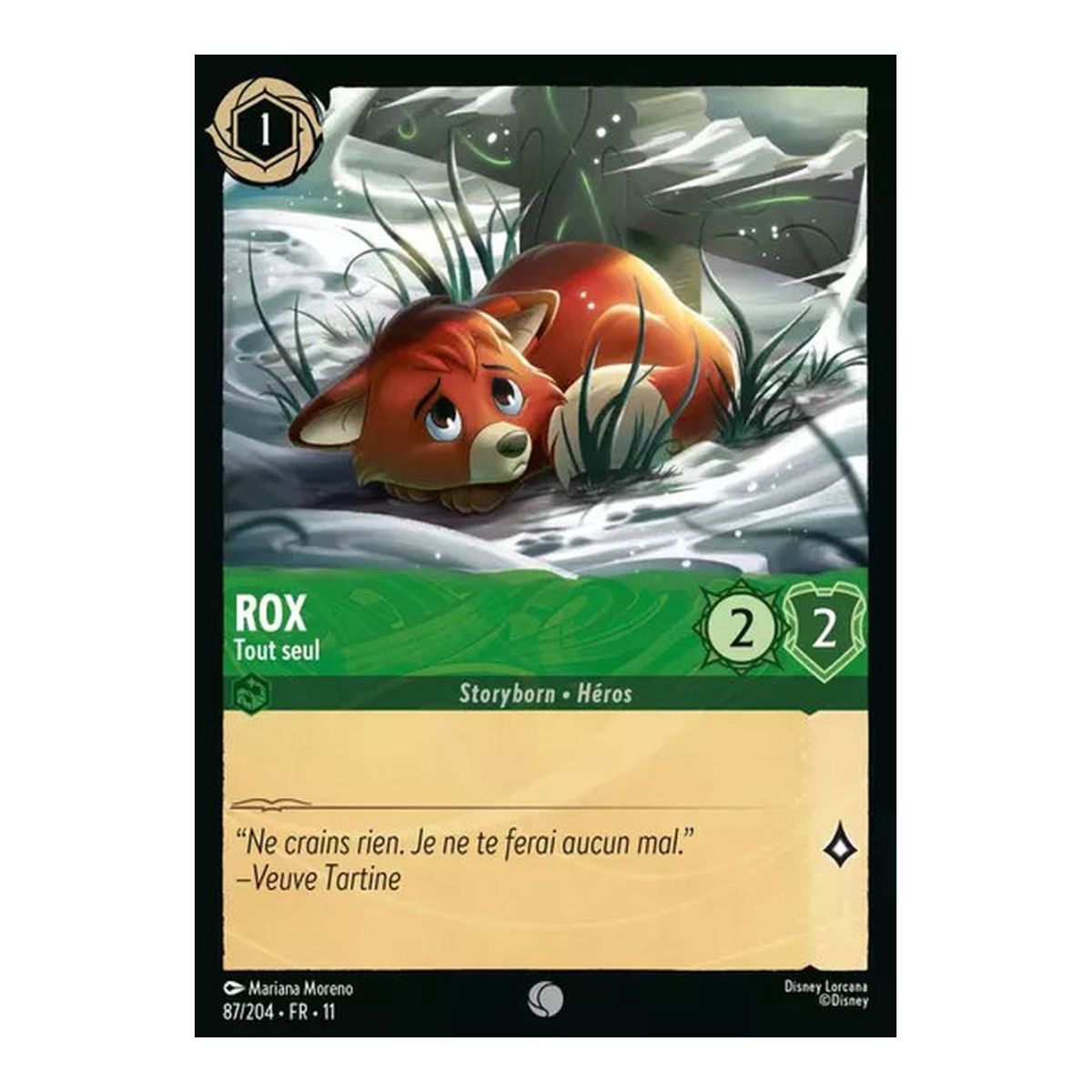 Rox, All Alone - 87/204 - WIN - Frostbite - Common - French