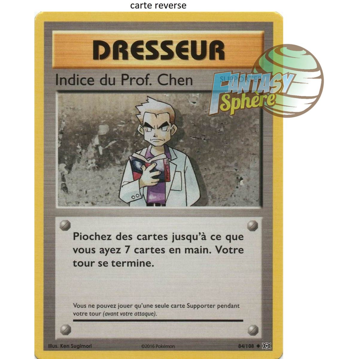 Item Prof. Chen's Clue - Reverse 84/108 - XY 12 Evolutions