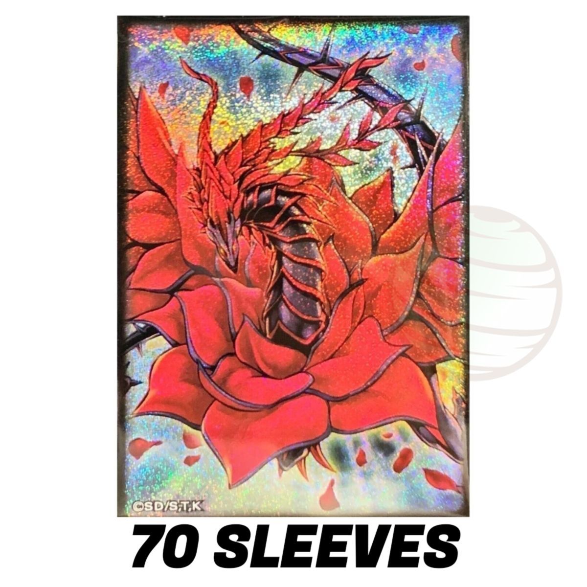 Item YGO - Card Sleeves - Black Rose Dragon - OCG - Japanese (70)