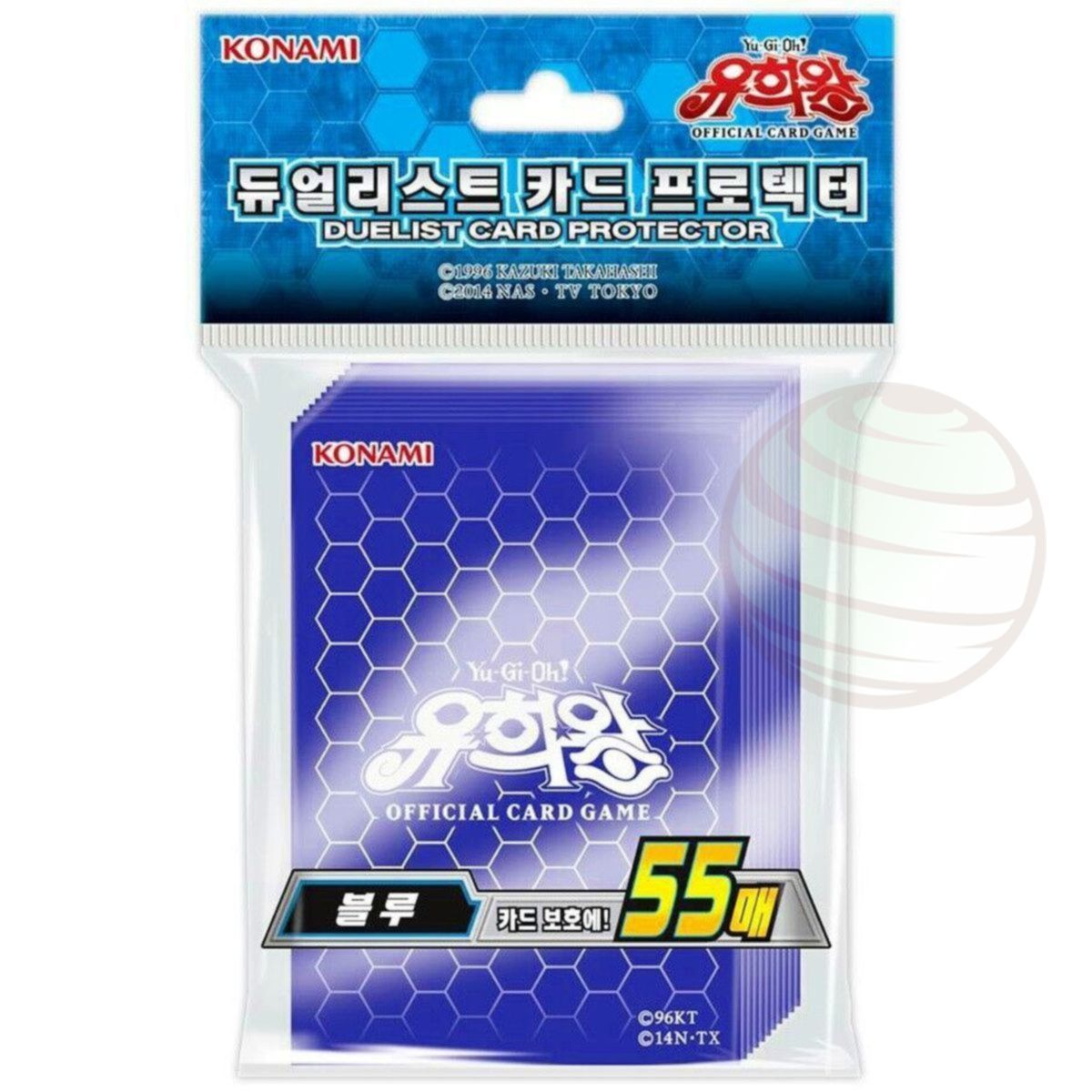 Item YGO - Card Protectors - Konami Hexagonal Blue Duelist Card Protector - OCG - Japanese (55)