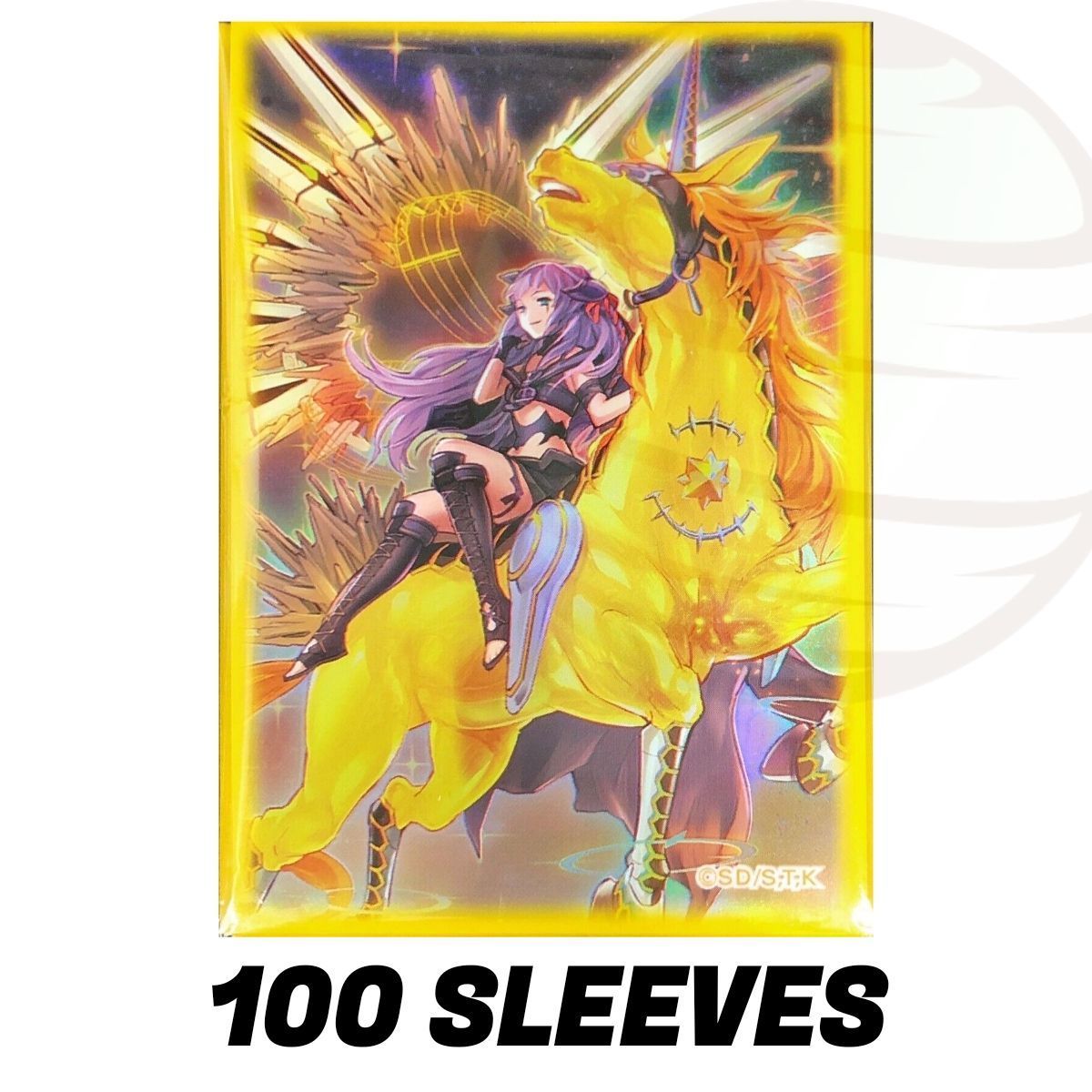 YGO - Card Sleeves - Unicorn, Knight of Nightmare - OCG - Japanese (100)