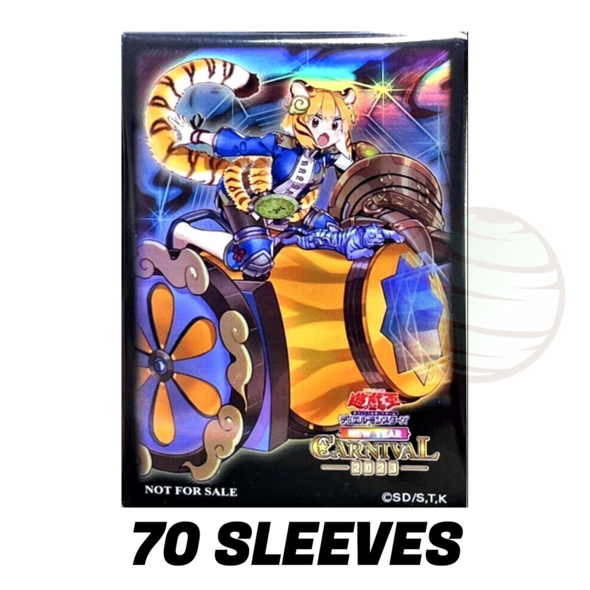 YGO - Card Sleeves - New Year Carnival 2023: "Zoodiaque Tiger Mortar" - OCG - Japanese (70)