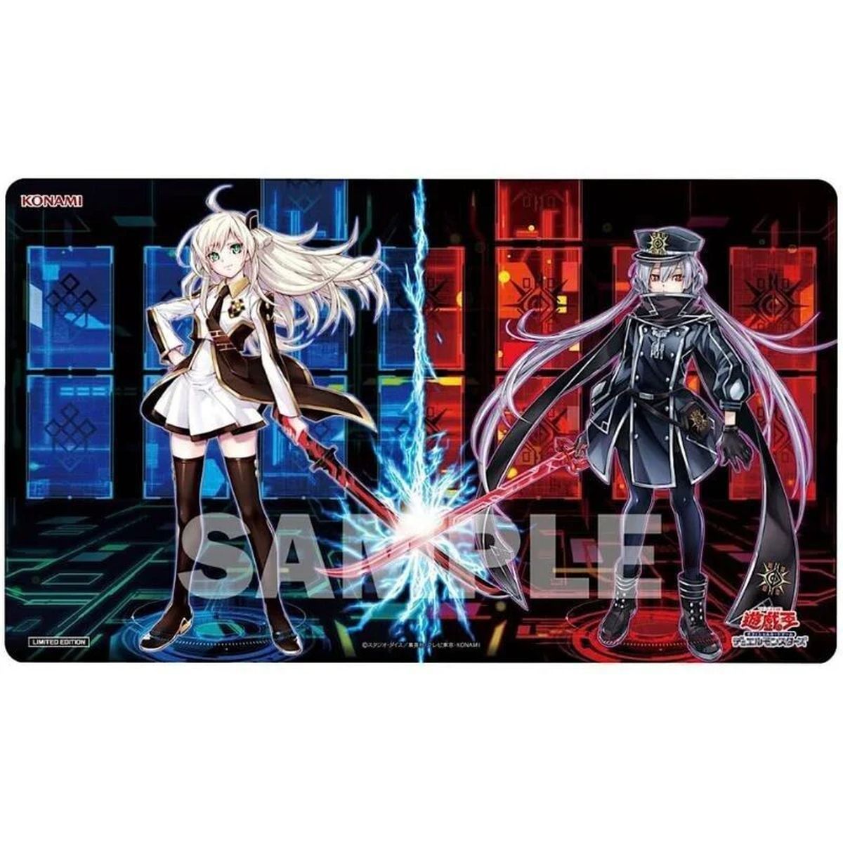 YGO - Playmat - Air Assault "Roze & Raye" - OCG - Japanese