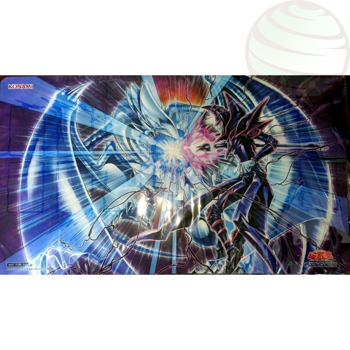 Item YGO - Playmat - Destiny To Confront Dark Magician & Blue-Eyes White Dragon - OCG - Japanese