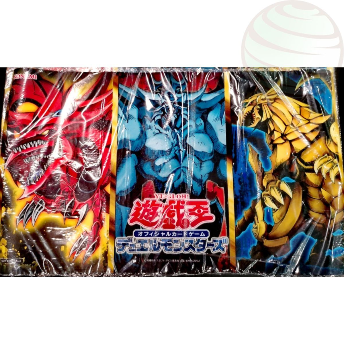 Item YGO - Play Mat - Egyptian Gods "Slifer, Obelisk & Ra" - OCG - Japanese