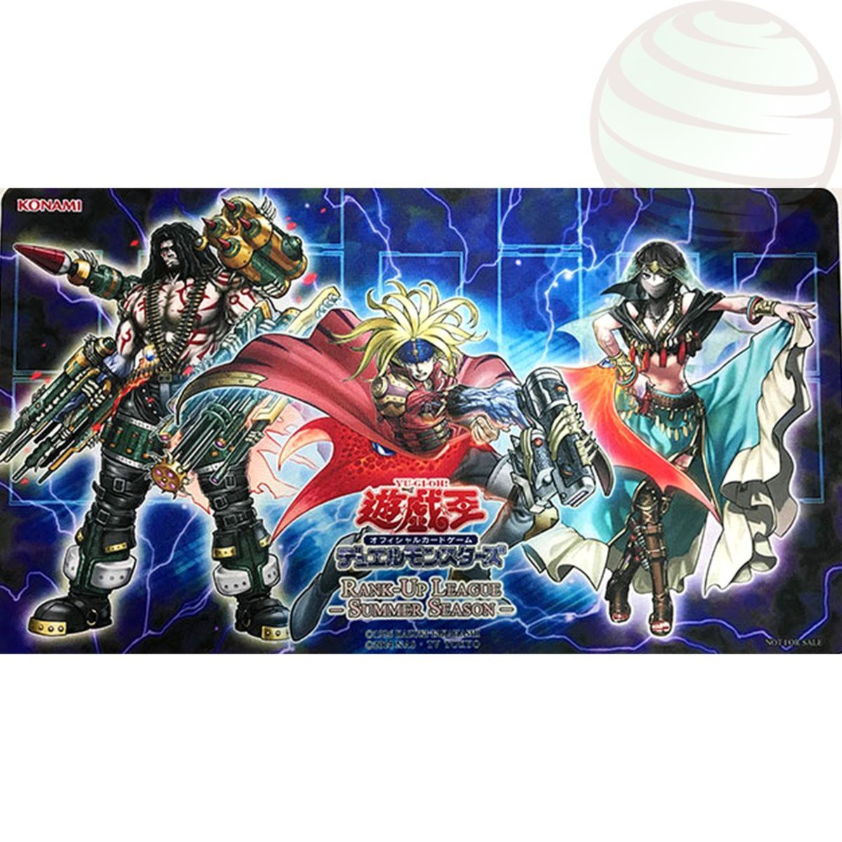 YGO - Playmat - Rank-Up League - Summer Season: Magic of Musketeer - OCG - Japanese