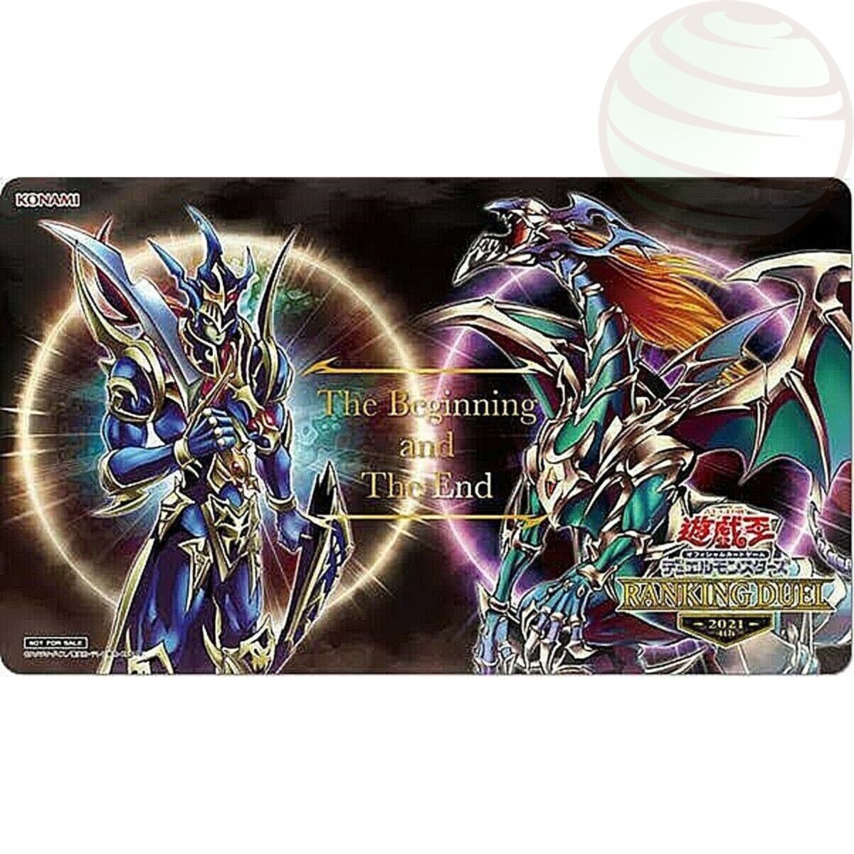 YGO - Playmat - Ranking Duel 2021: 4th "Chaos Emperor Dragon & Black Luster Soldier" - OCG - Japanese