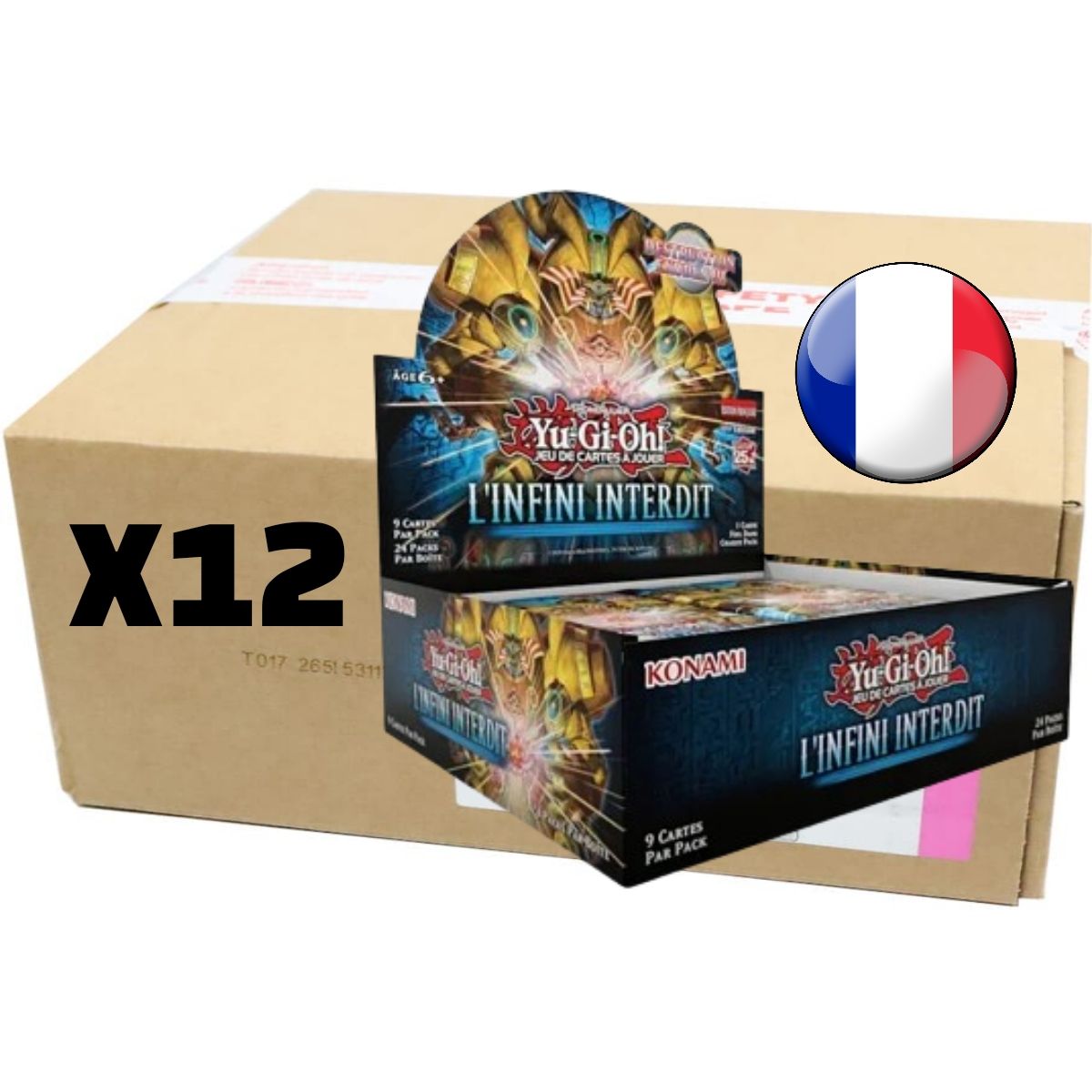 Yu Gi Oh! - Box of 12 Box of 24 Boosters - Infinite Forbidden INFO - FR