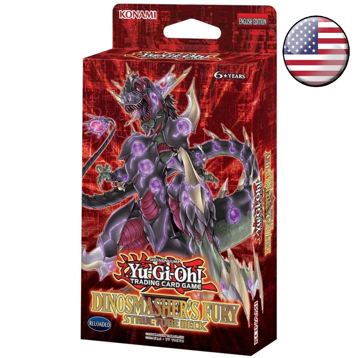 Yu Gi Oh! - Structure Deck - Dinosmasher's Fury - Unlimited - American US