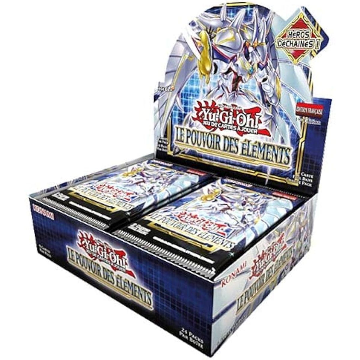 Yu Gi Oh! - Display - Box of 24 Boosters - The Power of the Elements - FR