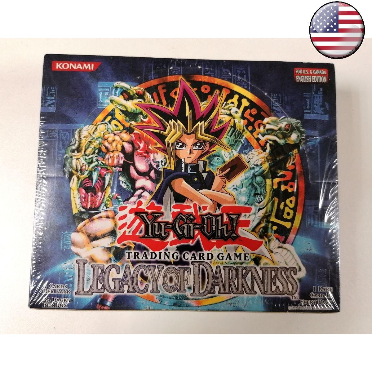 Yu Gi Oh! - Display - Box of 24 Boosters - Legacy of Darkness - American US