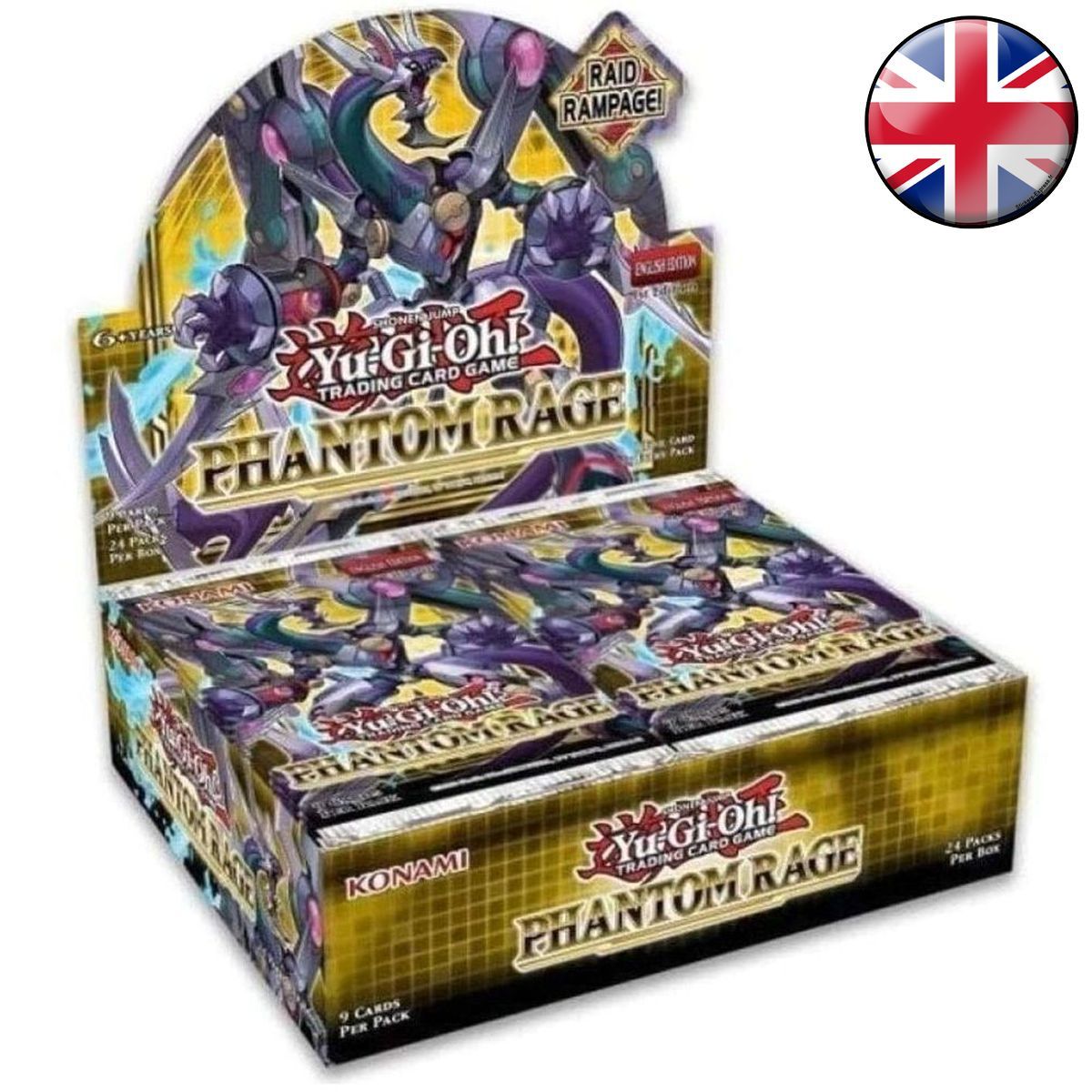 Yu Gi Oh! - Display - Box of 24 Boosters - Phantom Rage - English