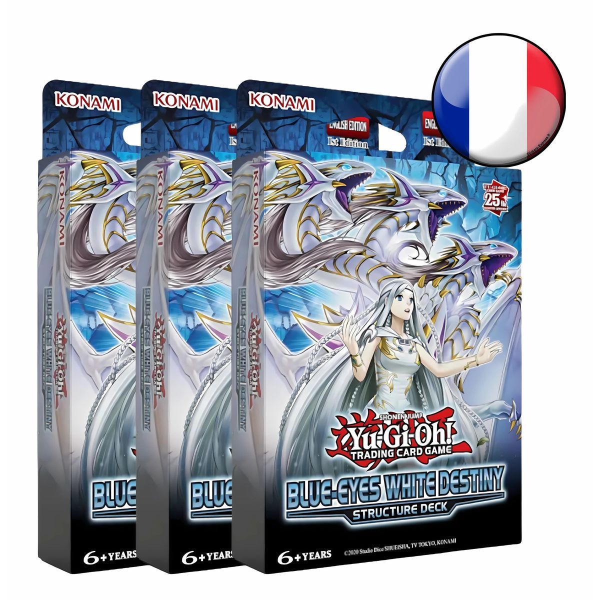 Item Yu-Gi-Oh - Set of 3 Structure Decks - Blue-Eyes White Destiny - FR