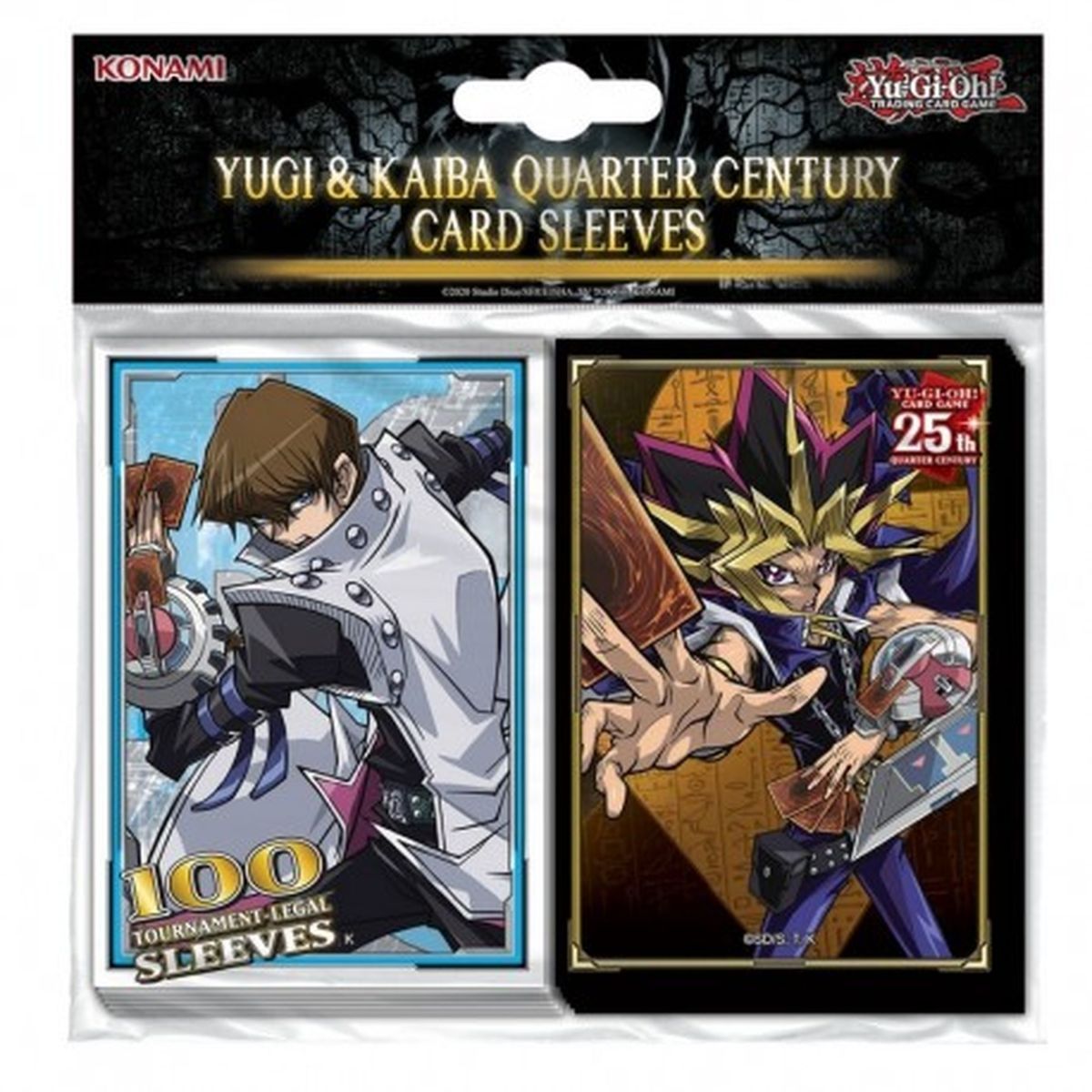 Yu Gi Oh! - Card Sleeves - Small - Yugi & Kaiba Quarter Century
