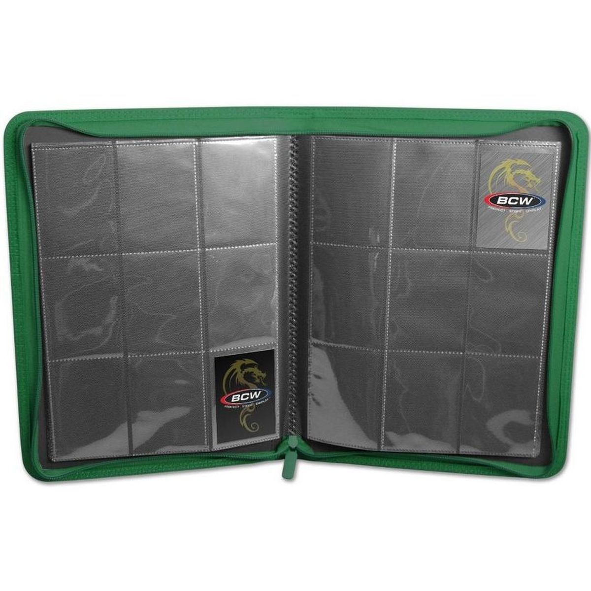 Z-Folio 9-Pocket Album Binder - Green - BCW (360)